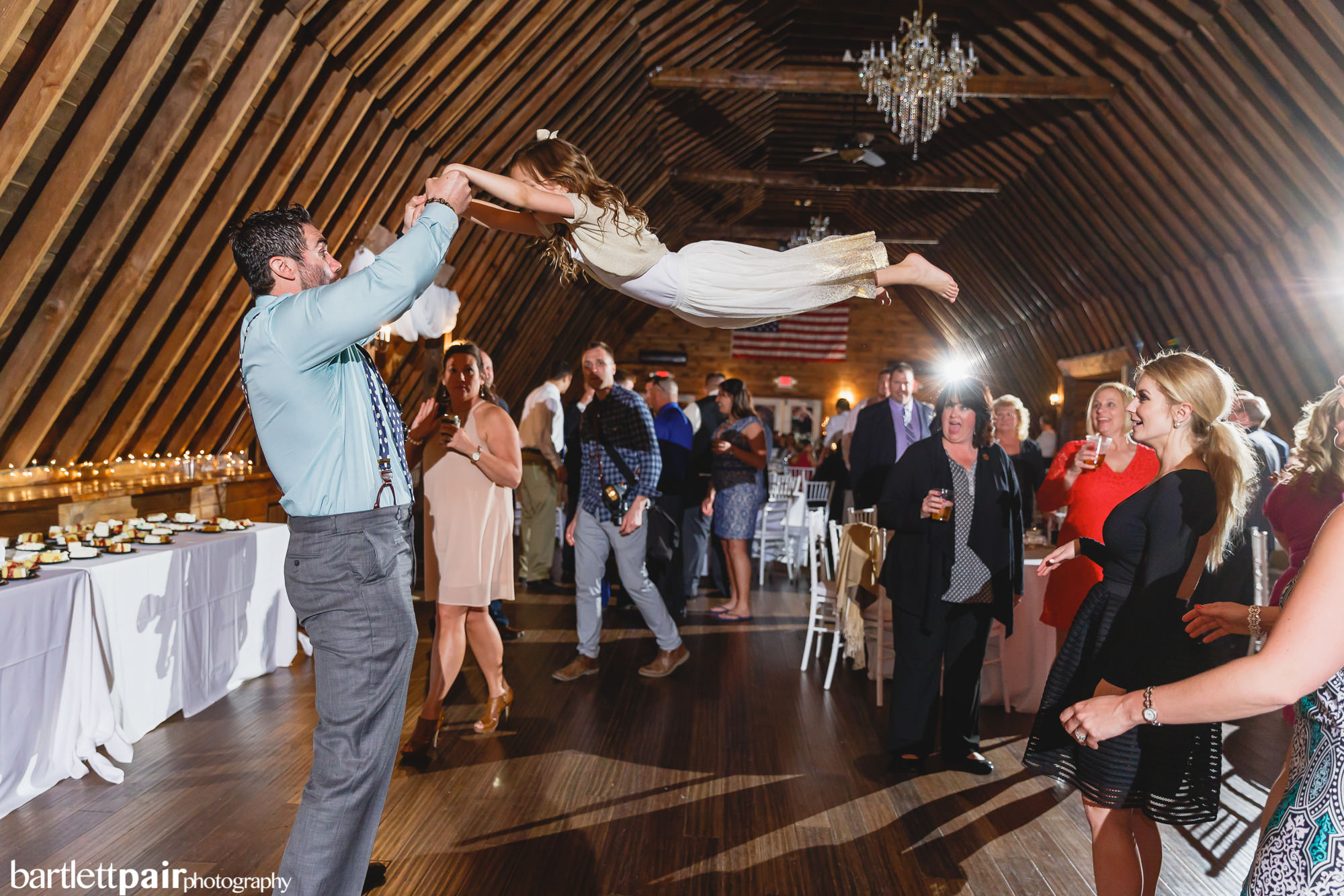Barn Wedding Dance Floor Reception