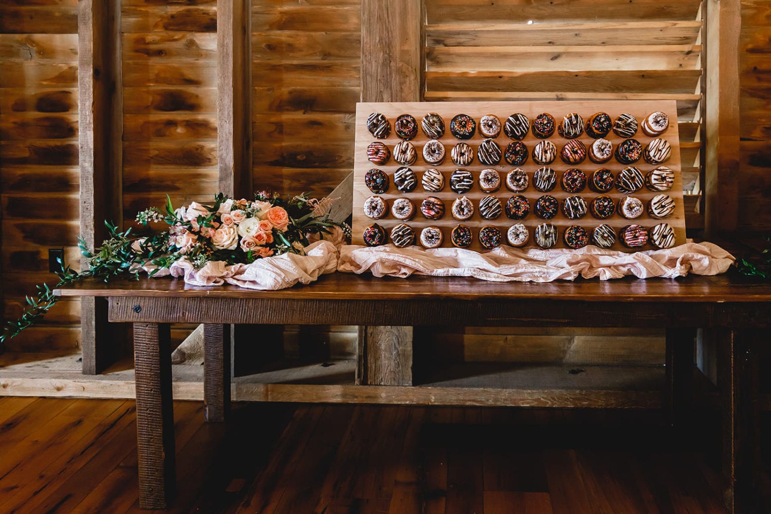 Wedding donuts and treats from a baker local to Lancaster County PA